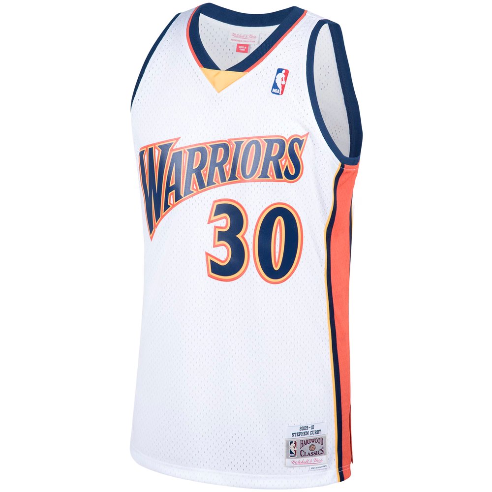 Maillot Stephen Curry Golden State Warriors Swingman Hardwood Classics - White