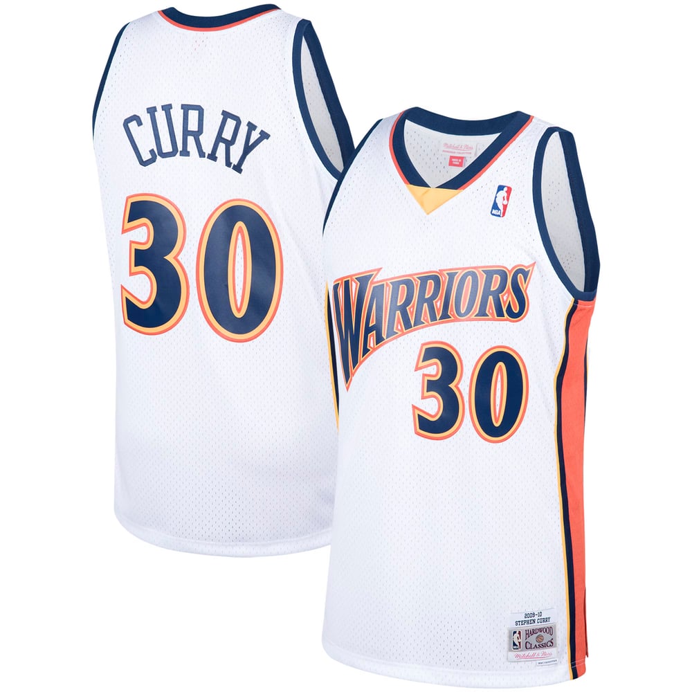 Maillot Stephen Curry Golden State Warriors Swingman Hardwood Classics - White