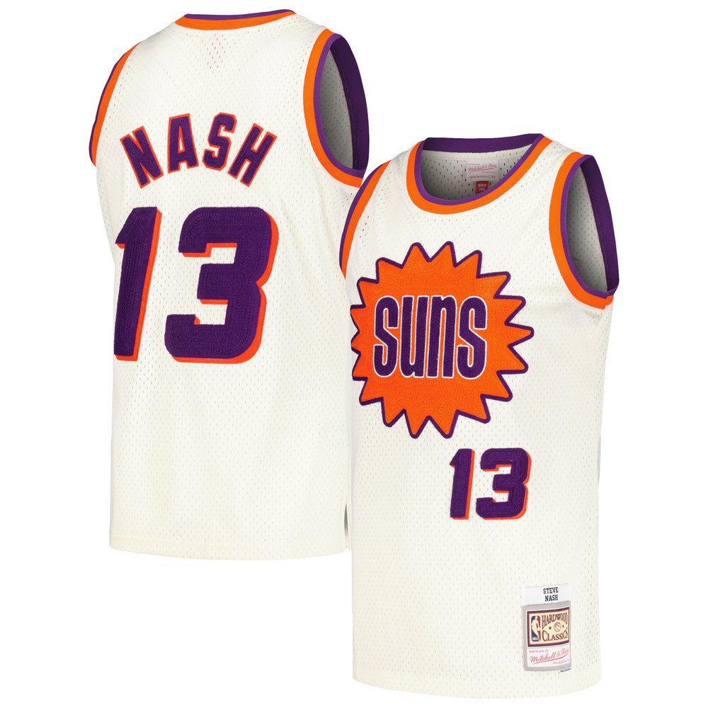 Maillot Steve Nash Phoenix Suns Swingman Hardwood Classics - Cream