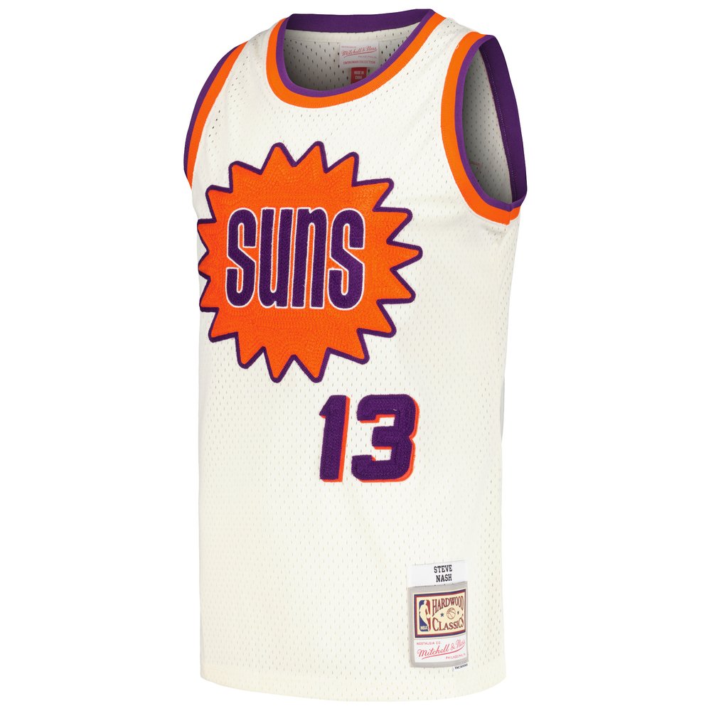 Maillot Steve Nash Phoenix Suns Swingman Hardwood Classics - Cream