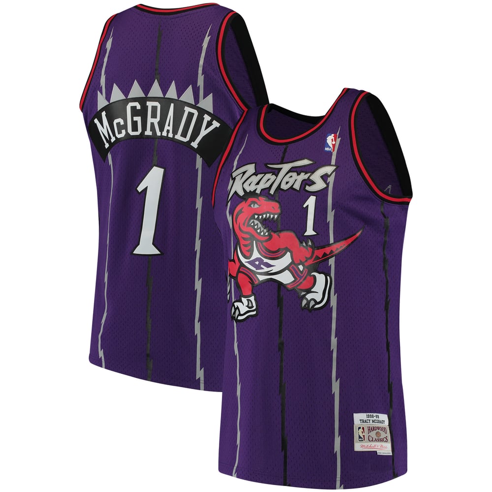 Maillot Tracy McGrady Toronto Raptors Swingman Hardwood Classics - Purple