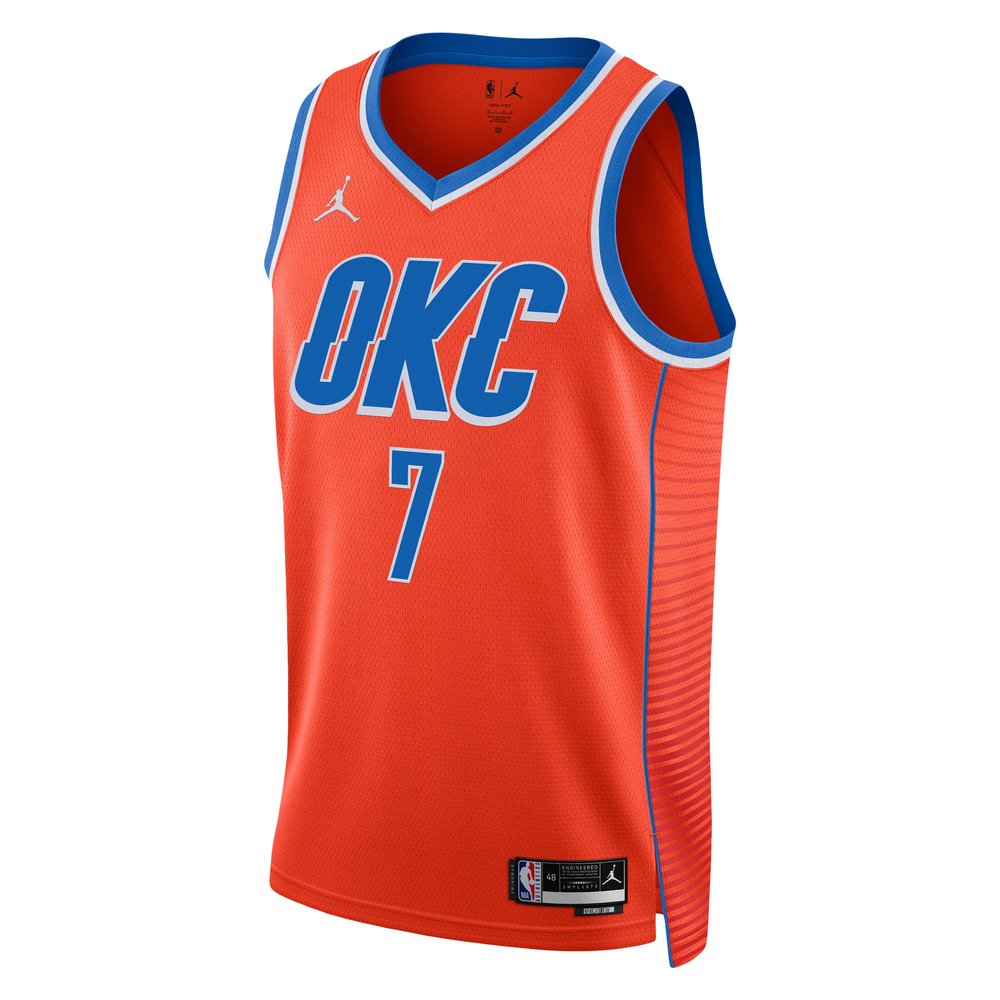 Maillot Chet Holmgren Oklahoma City Thunder Swingman Statement Edition - Orange