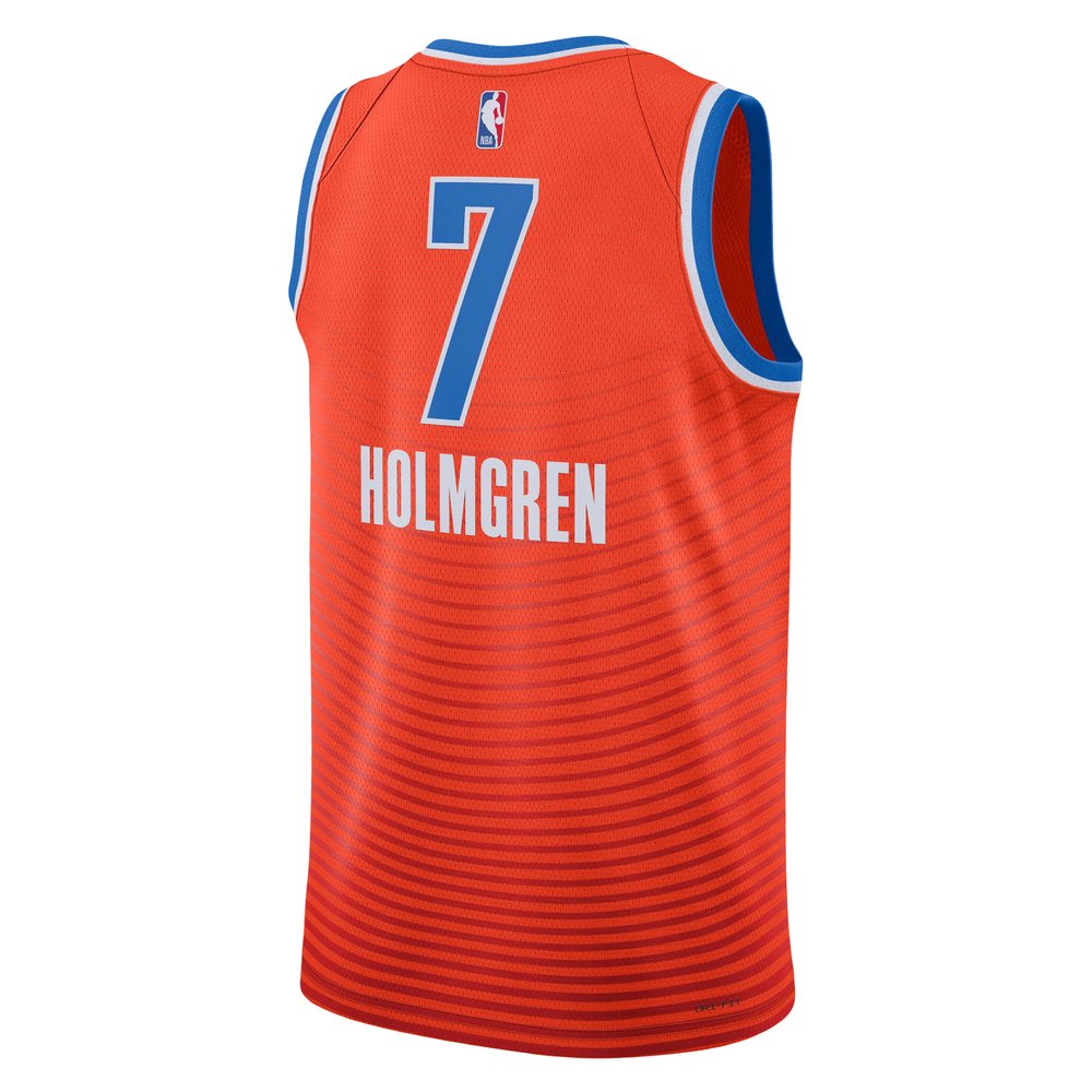 Maillot Chet Holmgren Oklahoma City Thunder Swingman Statement Edition - Orange