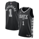 Maillot Victor Wembanyama San Antonio Spurs Swingman Statement Edition - Black