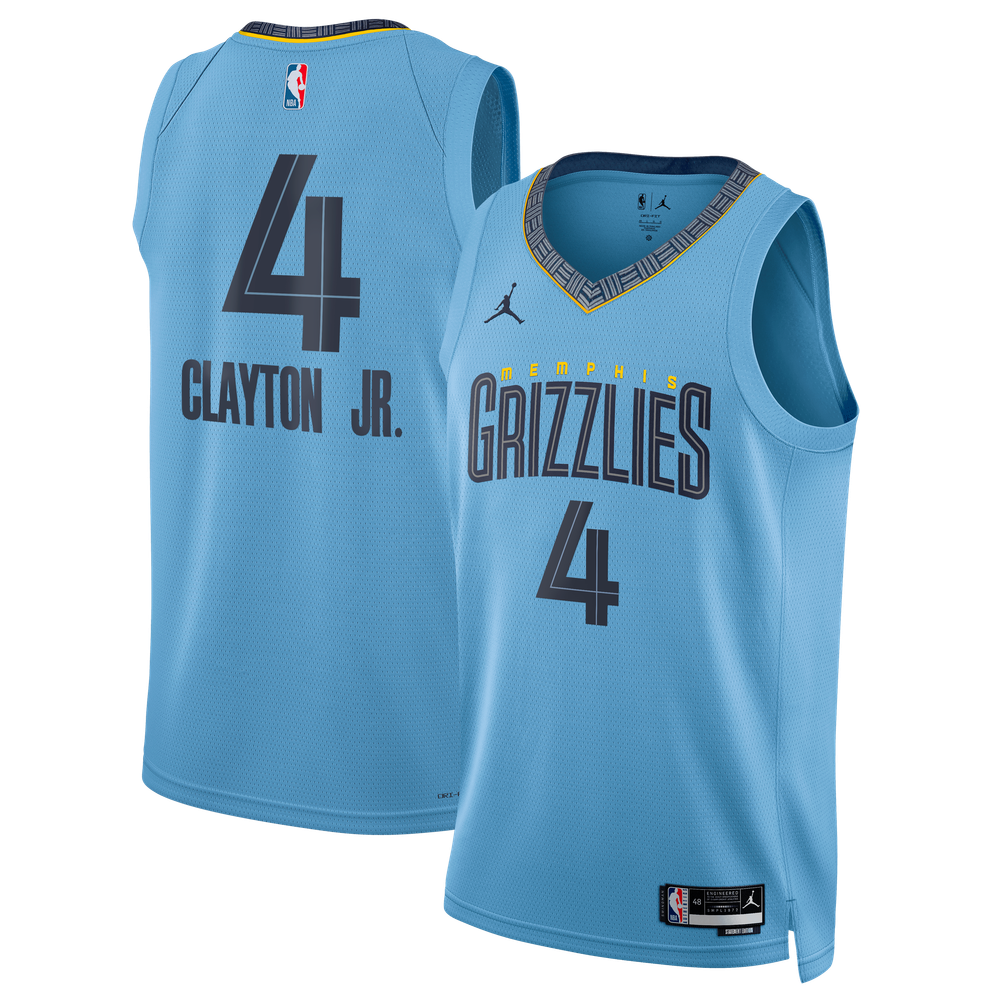 Maillot Walter Clayton Jr. Memphis Grizzlies Swingman Statement Edition - Light Blue