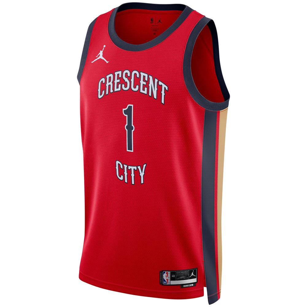 Maillot Zion Williamson New Orleans Pelicans Swingman Statement Edition - Red