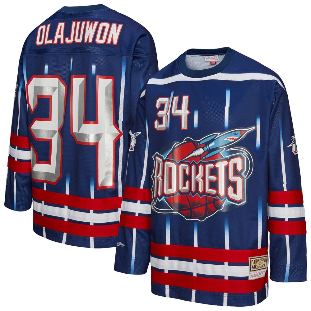 Maillot Hakeem Olajuwon Houston Rockets Replica - Navy