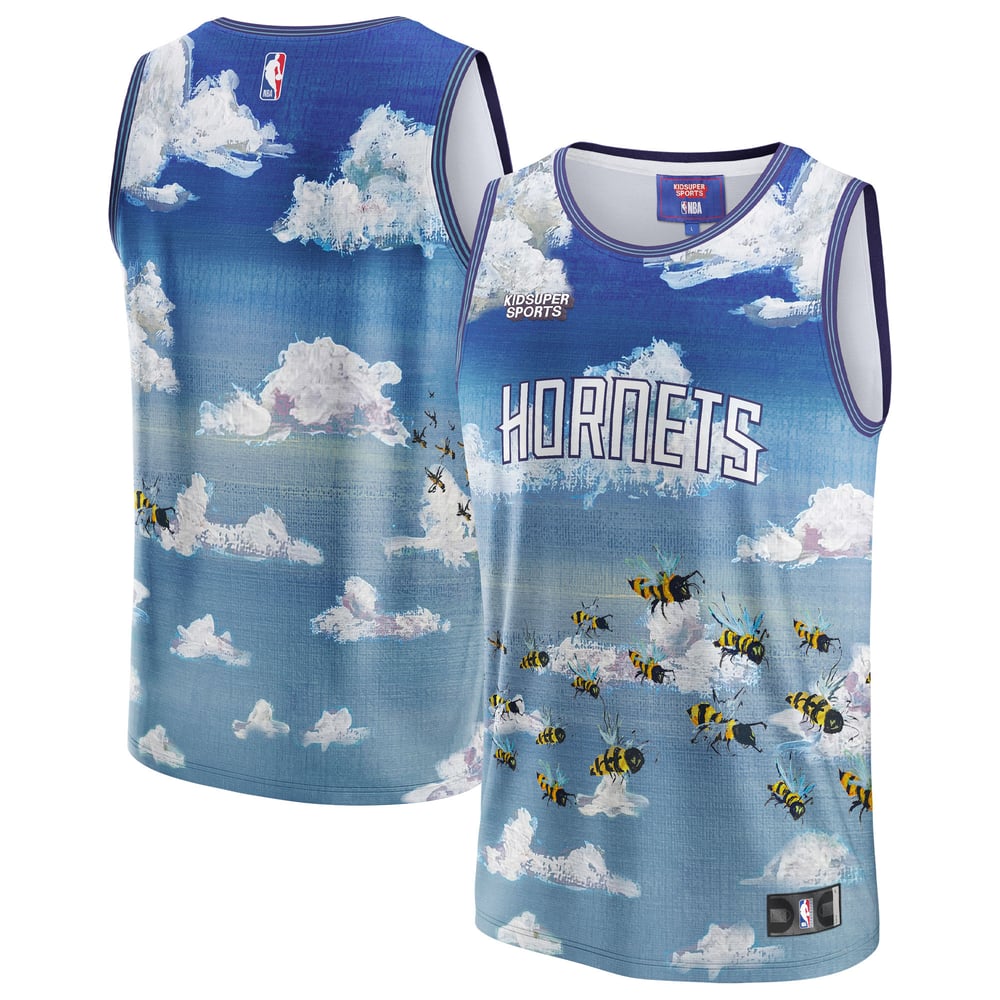Maillot Charlotte Hornets Replica - Blue