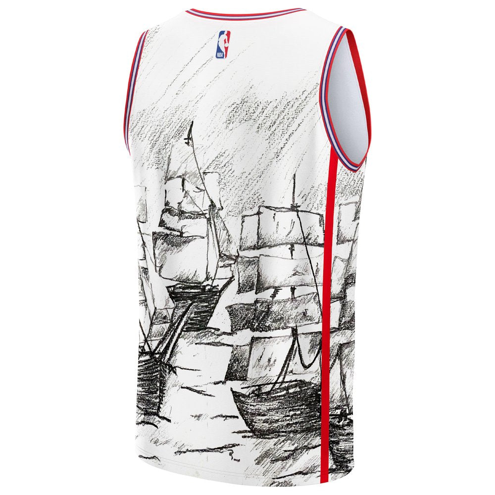 Maillot LA Clippers Replica - Gray