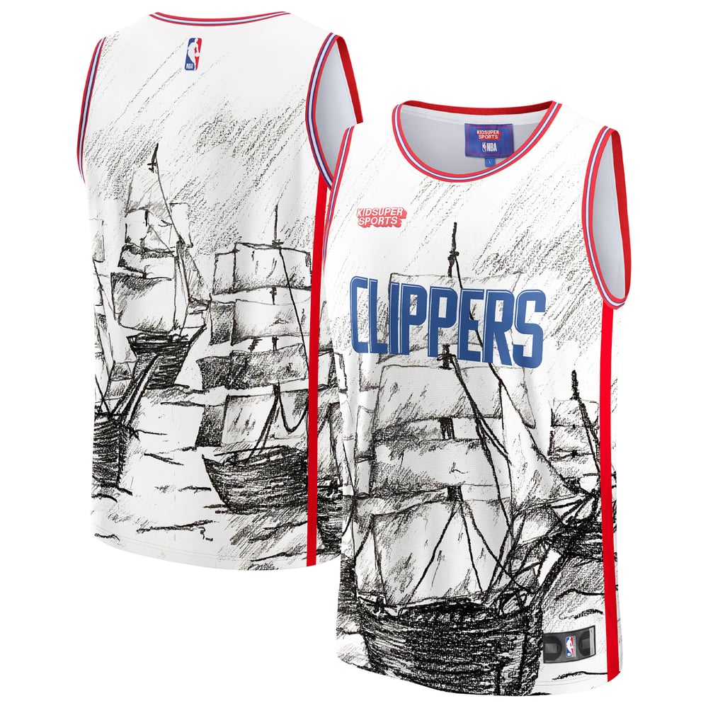 Maillot LA Clippers Replica - Gray