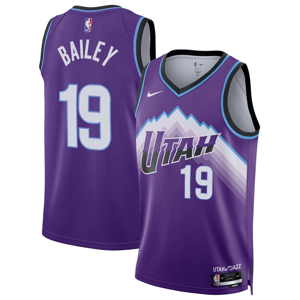 Maillot Ace Bailey Utah Jazz Swingman Icon Edition - Purple
