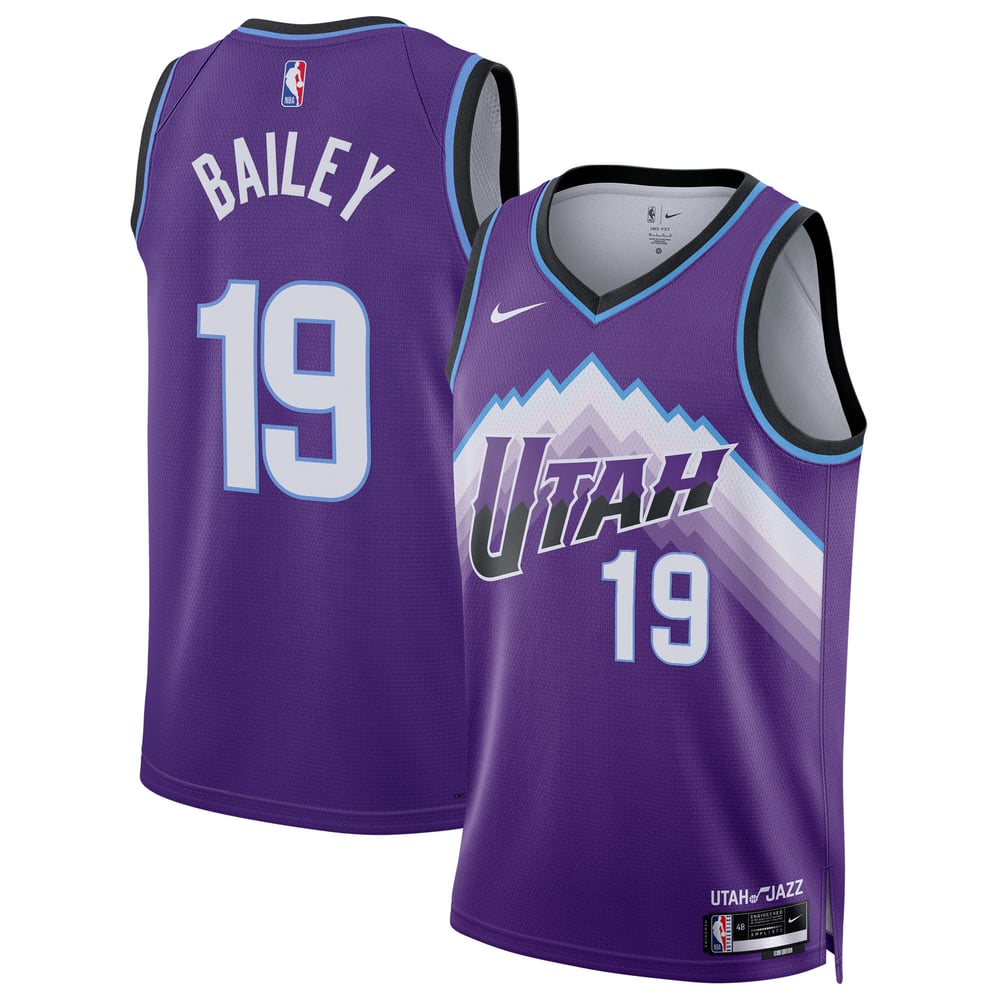 Maillot Ace Bailey Utah Jazz Swingman Icon Edition - Purple