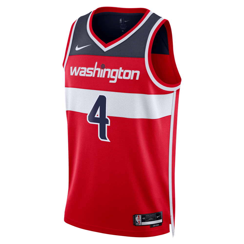 Maillot AJ Dybantsa Washington Wizards Swingman Icon Edition - Red