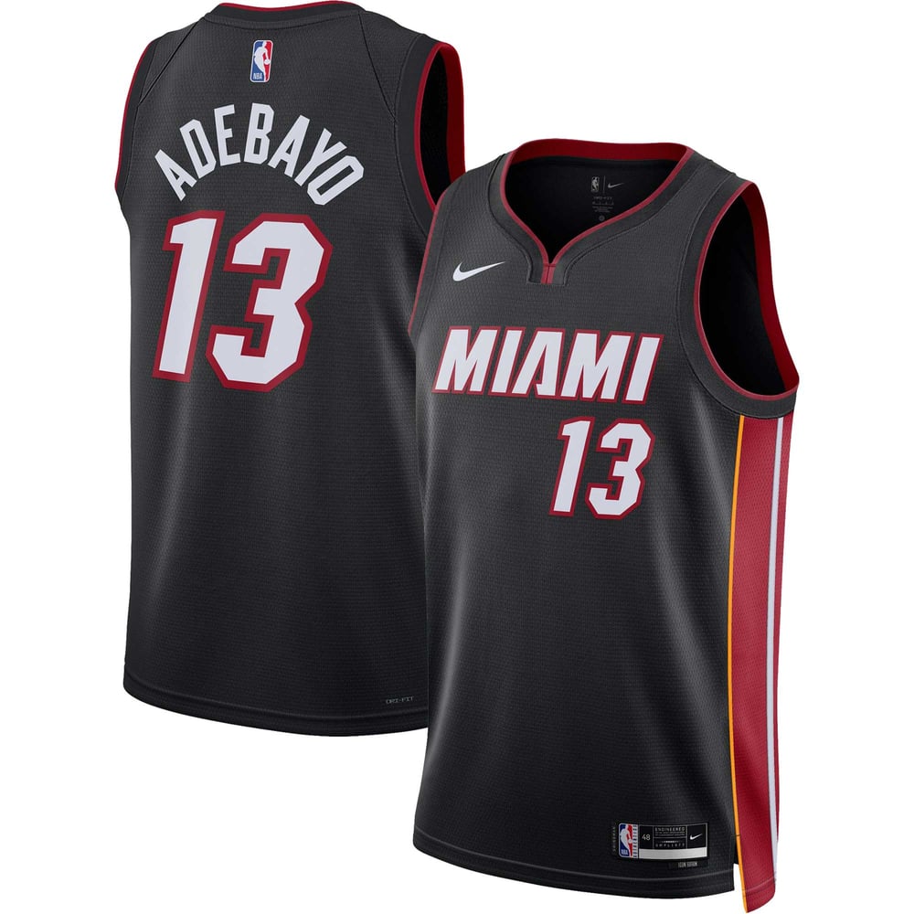 Maillot Bam Adebayo Miami Heat Swingman Icon Edition - Black