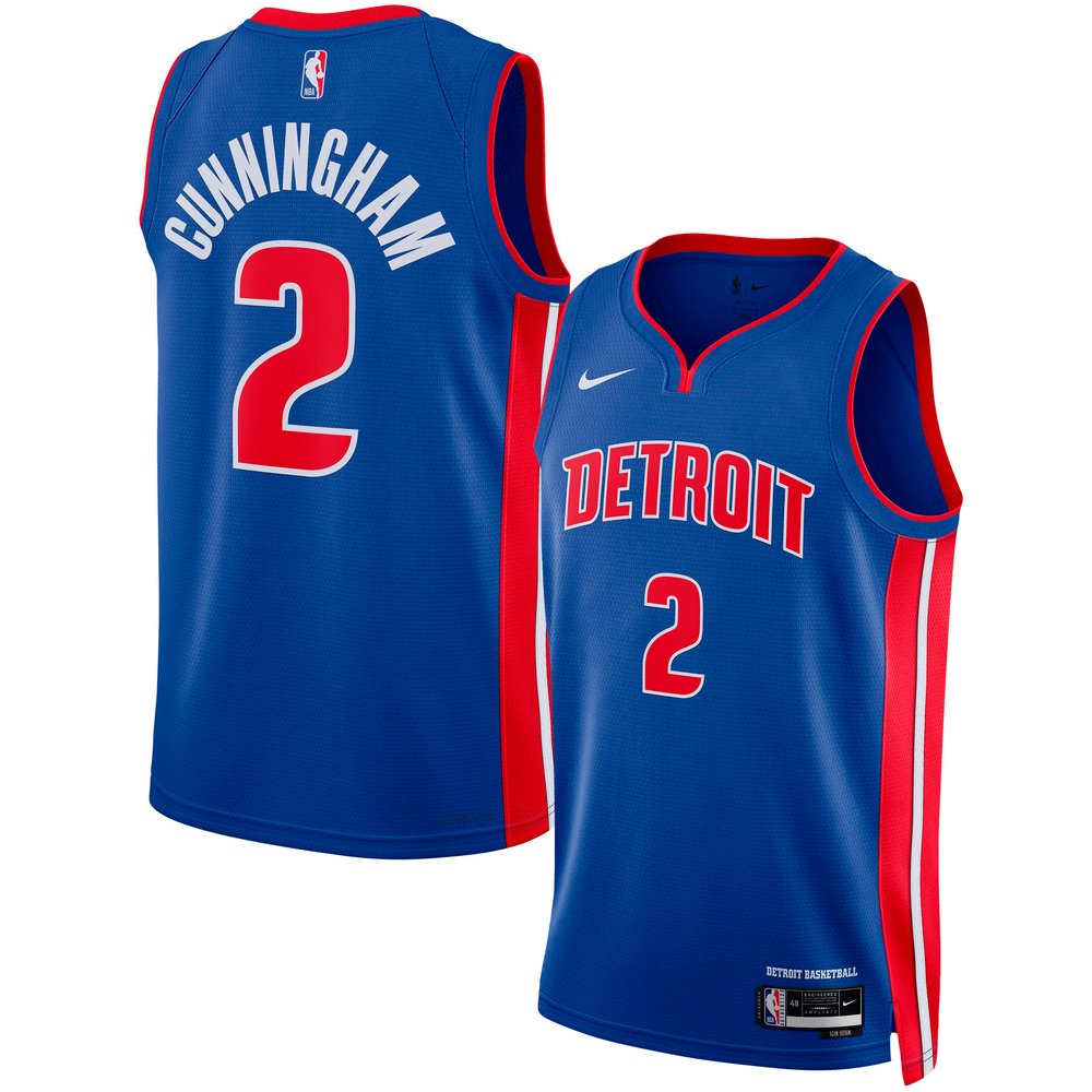 Maillot Cade Cunningham Detroit Pistons Swingman Icon Edition - Blue