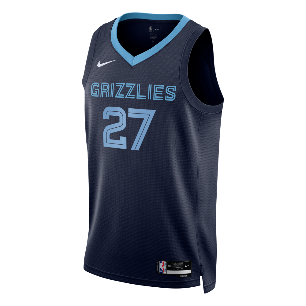 Maillot Cameron Boozer Memphis Grizzlies Swingman Icon Edition - Navy