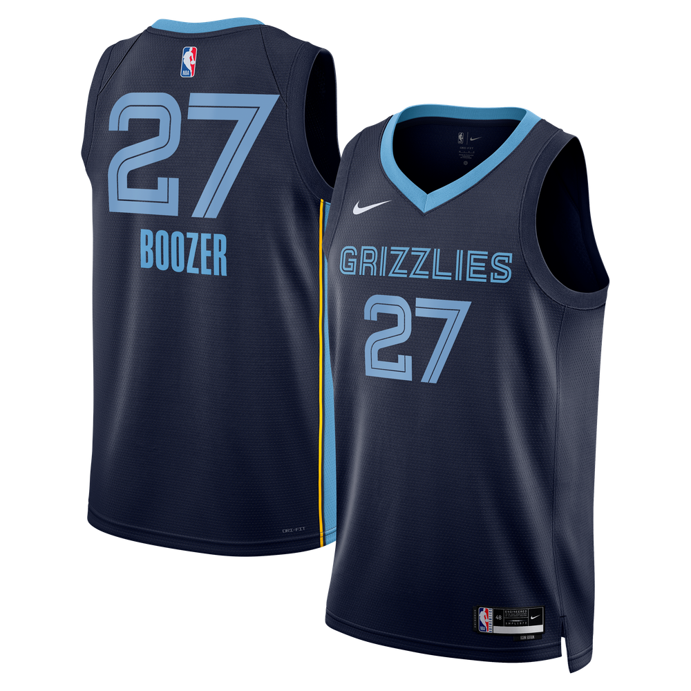 Maillot Cameron Boozer Memphis Grizzlies Swingman Icon Edition - Navy