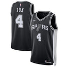Maillot De'Aaron Fox San Antonio Spurs Swingman Icon Edition - Black