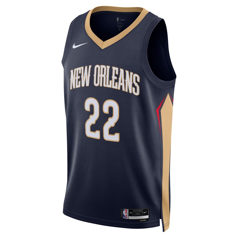 Maillot Derik Queen New Orleans Pelicans Swingman Icon Edition - Navy