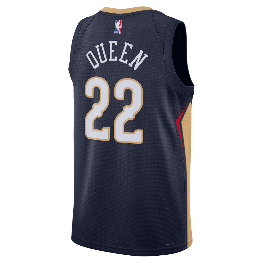 Maillot Derik Queen New Orleans Pelicans Swingman Icon Edition - Navy