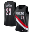 Maillot Donovan Clingan Portland Trail Blazers Swingman Icon Edition - Black