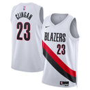 Maillot Donovan Clingan Portland Trail Blazers Swingman Association Edition - White