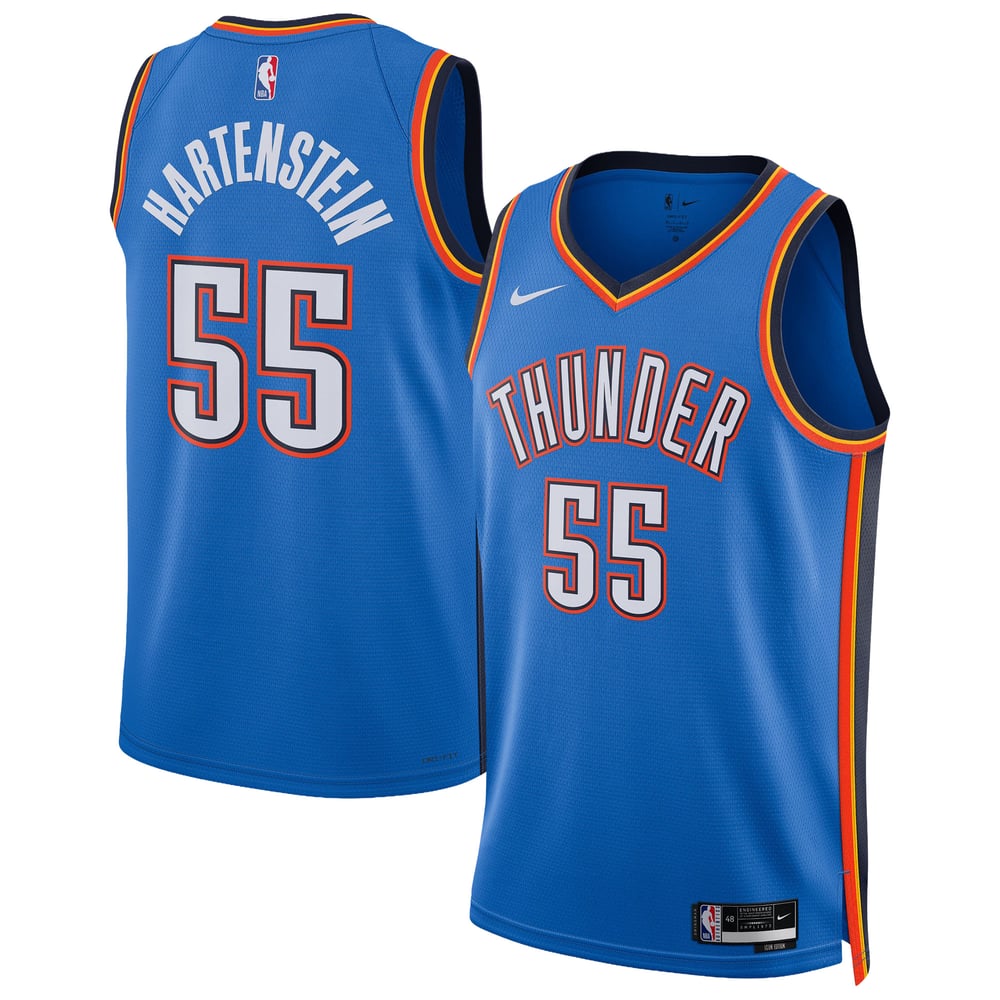 Maillot Isaiah Hartenstein Oklahoma City Thunder Swingman Icon Edition - Blue