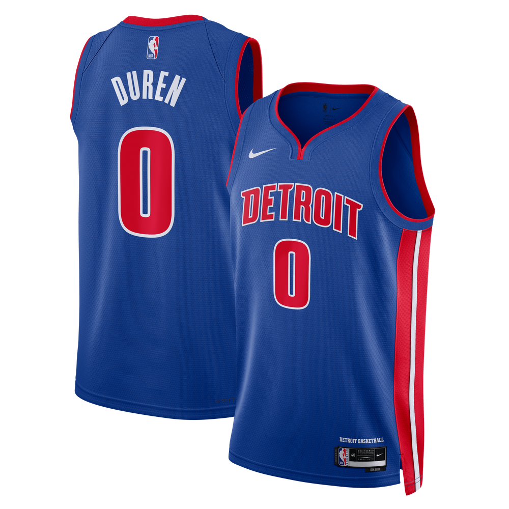Maillot Jalen Duren Detroit Pistons Swingman Icon Edition - Blue