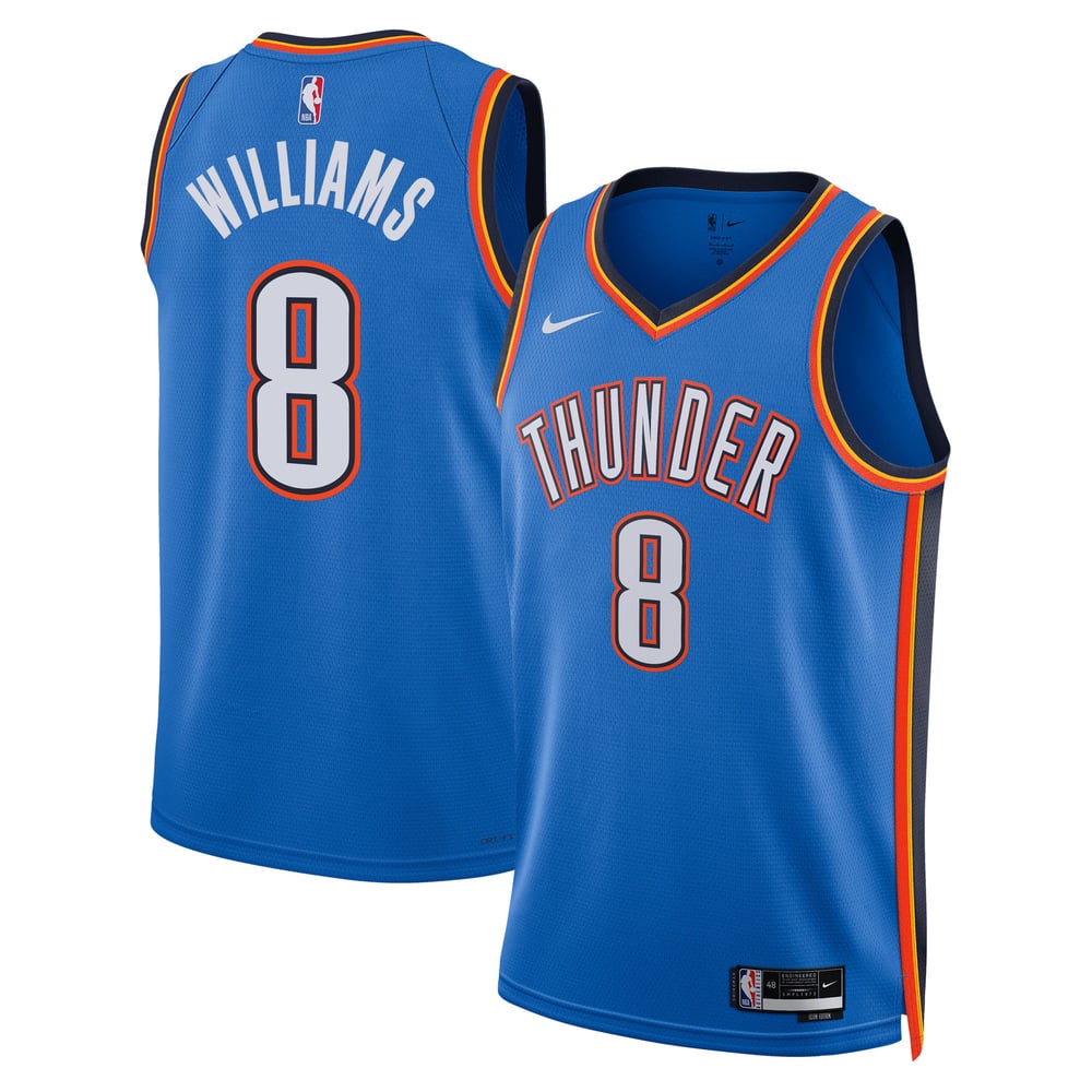 Maillot Jalen Williams Oklahoma City Thunder Swingman Icon Edition - Blue