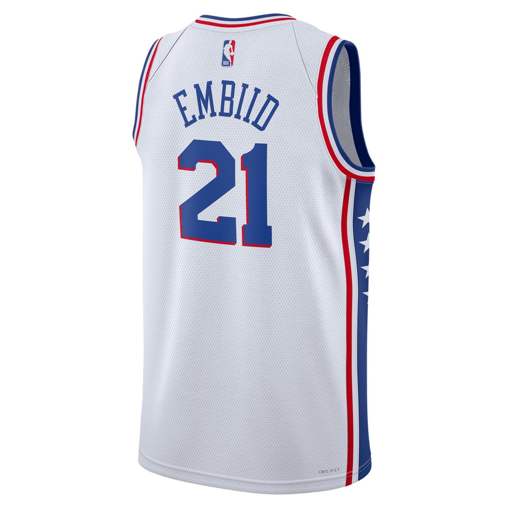 Maillot Joel Embiid Philadelphia 76ers Swingman Association Edition - White