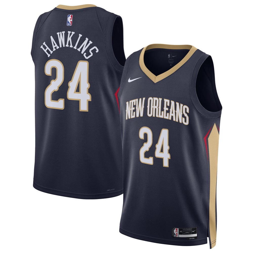 Maillot Jordan Hawkins New Orleans Pelicans Swingman Icon Edition - Navy