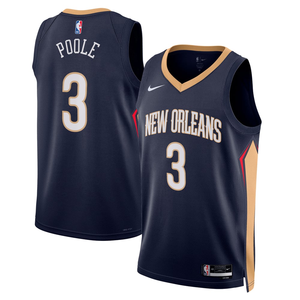 Maillot Jordan Poole New Orleans Pelicans Swingman Icon Edition - Icon Edition
