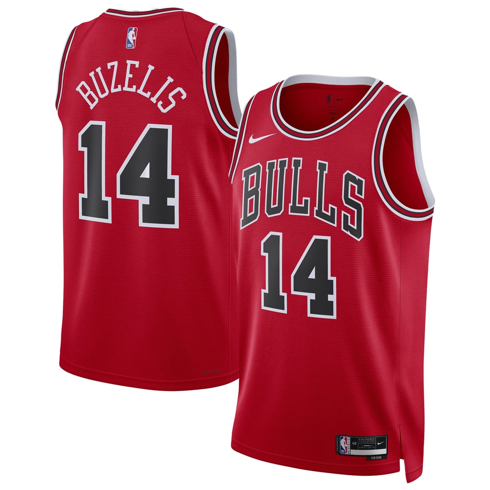Maillot Matas Buzelis Chicago Bulls Swingman Icon Edition - Red