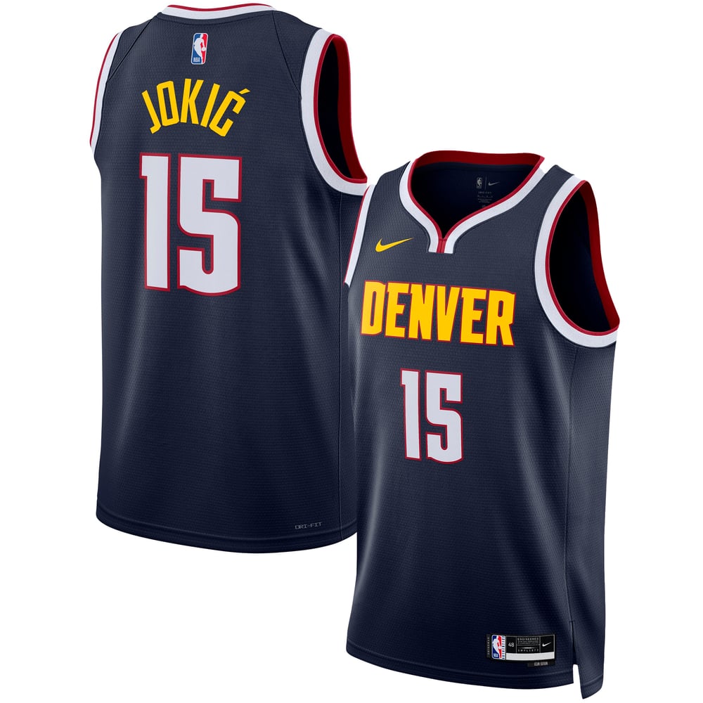 Maillot Nikola Jokic Denver Nuggets Swingman Icon Edition - Navy