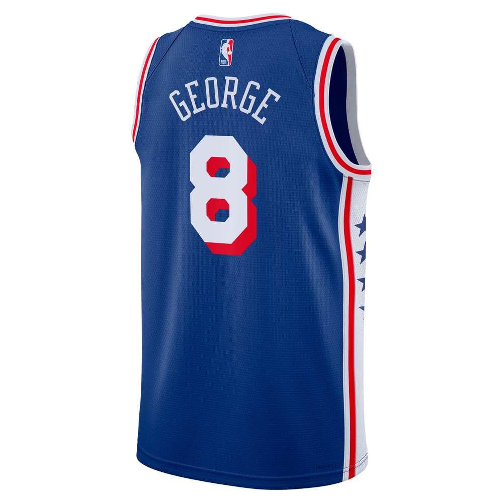 Maillot Paul George Philadelphia 76ers Swingman - Royal