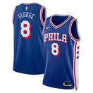 Maillot Paul George Philadelphia 76ers Swingman - Royal