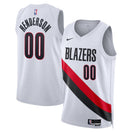 Maillot Scoot Henderson Portland Trail Blazers Swingman Association Edition - White