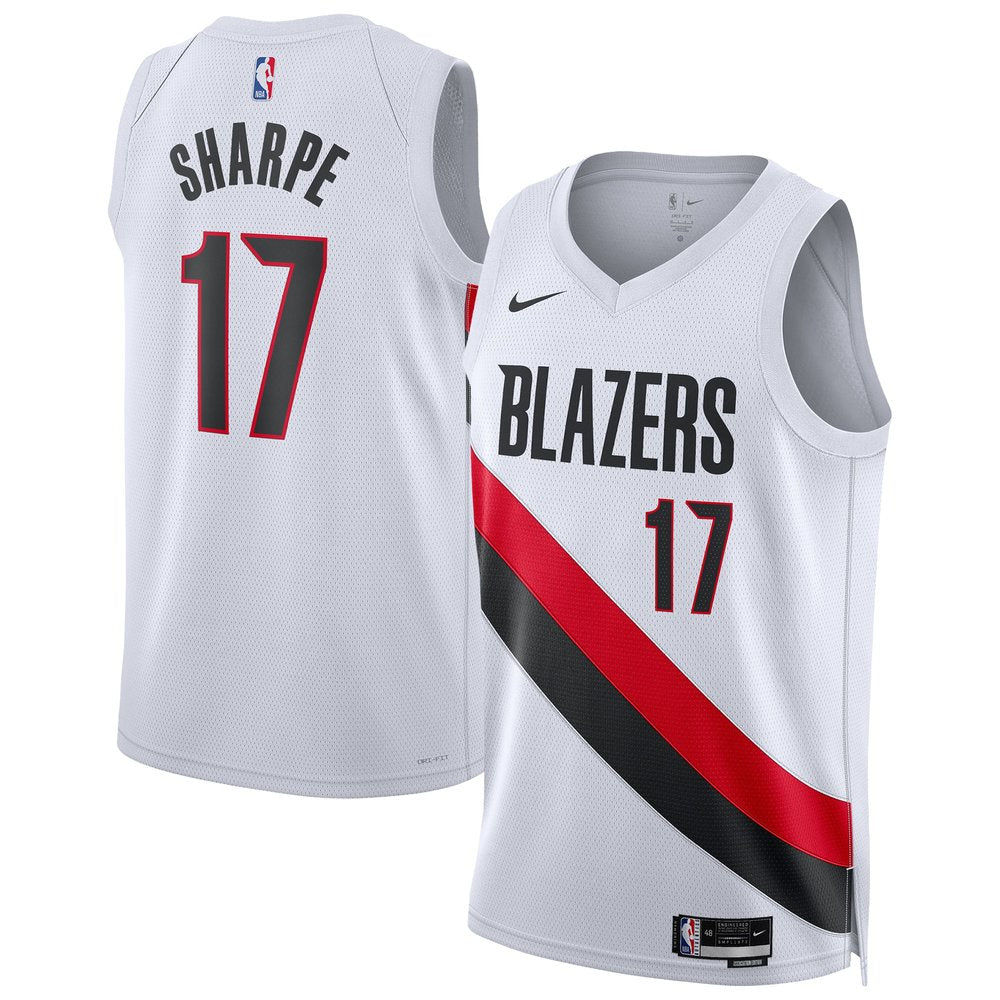 Maillot Shaedon Sharpe Portland Trail Blazers Swingman Association Edition - White