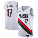 Maillot Shaedon Sharpe Portland Trail Blazers Swingman Association Edition - White