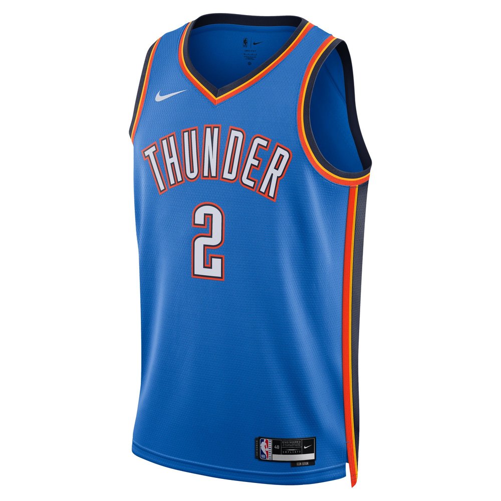 Maillot Shai Gilgeous-Alexander Oklahoma City Thunder Swingman Icon Edition - Blue