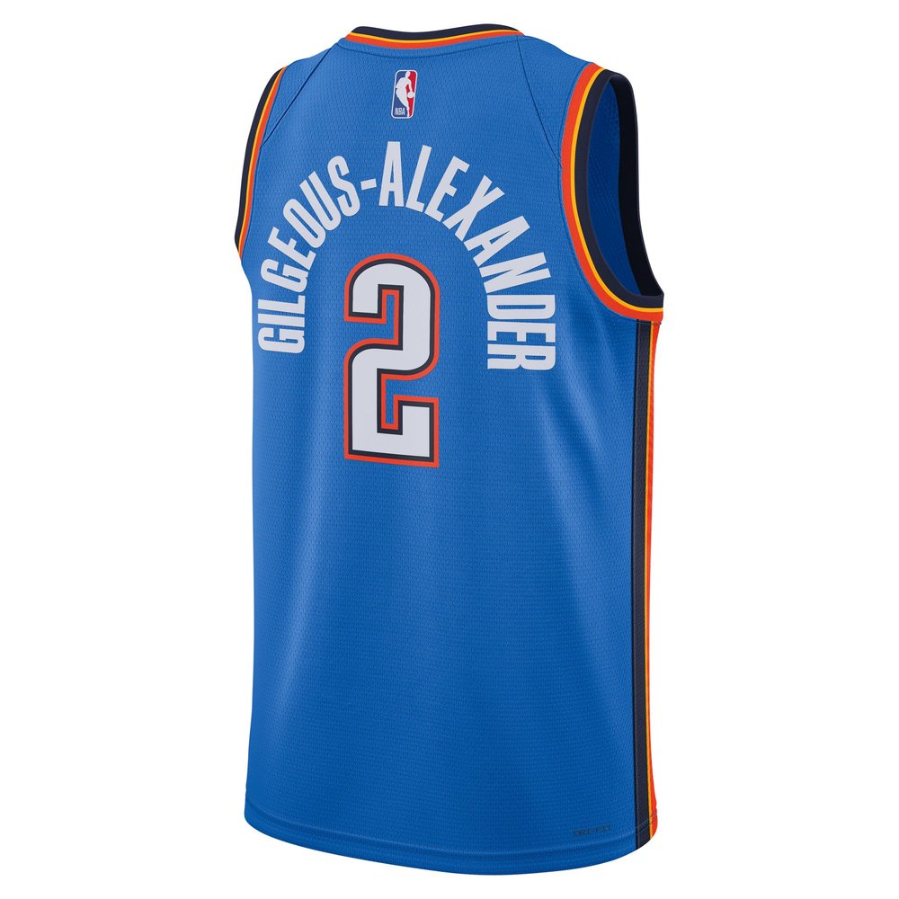 Maillot Shai Gilgeous-Alexander Oklahoma City Thunder Swingman Icon Edition - Blue