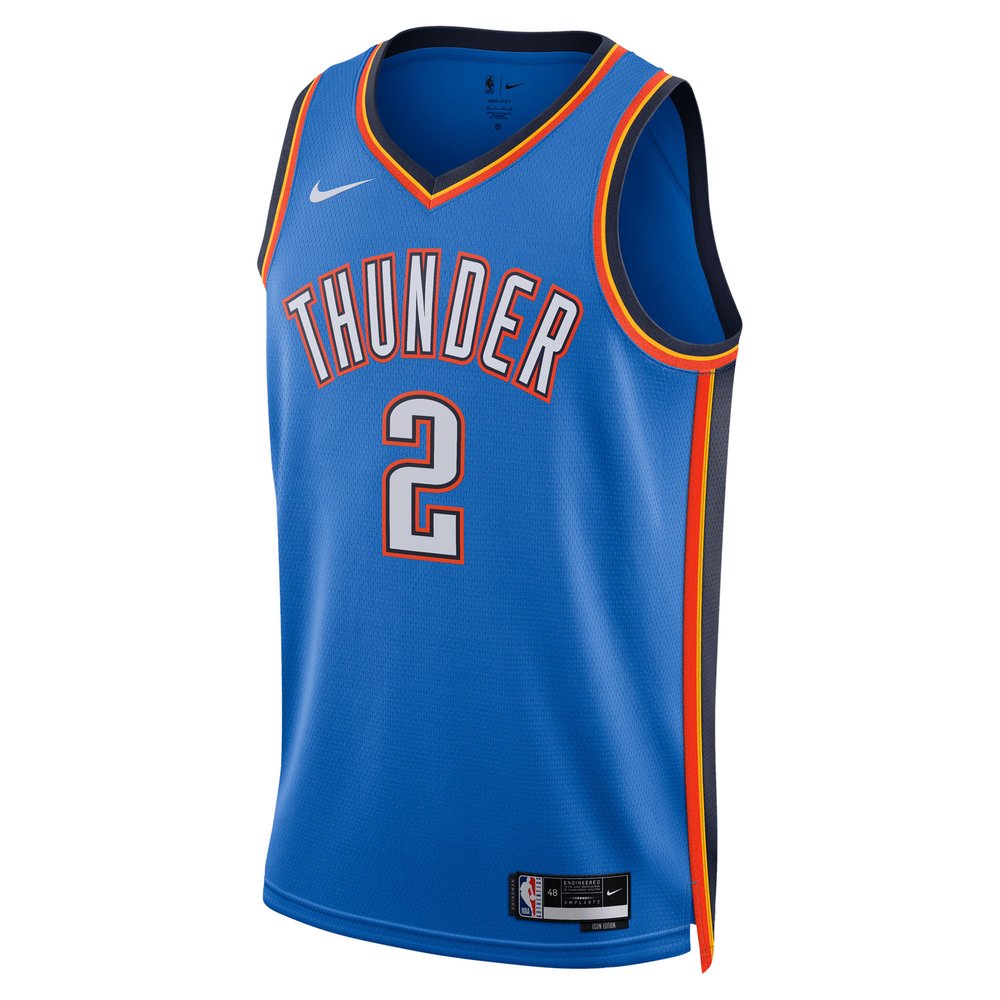 Maillot Shai Gilgeous-Alexander Oklahoma City Thunder Swingman Icon Edition - Blue