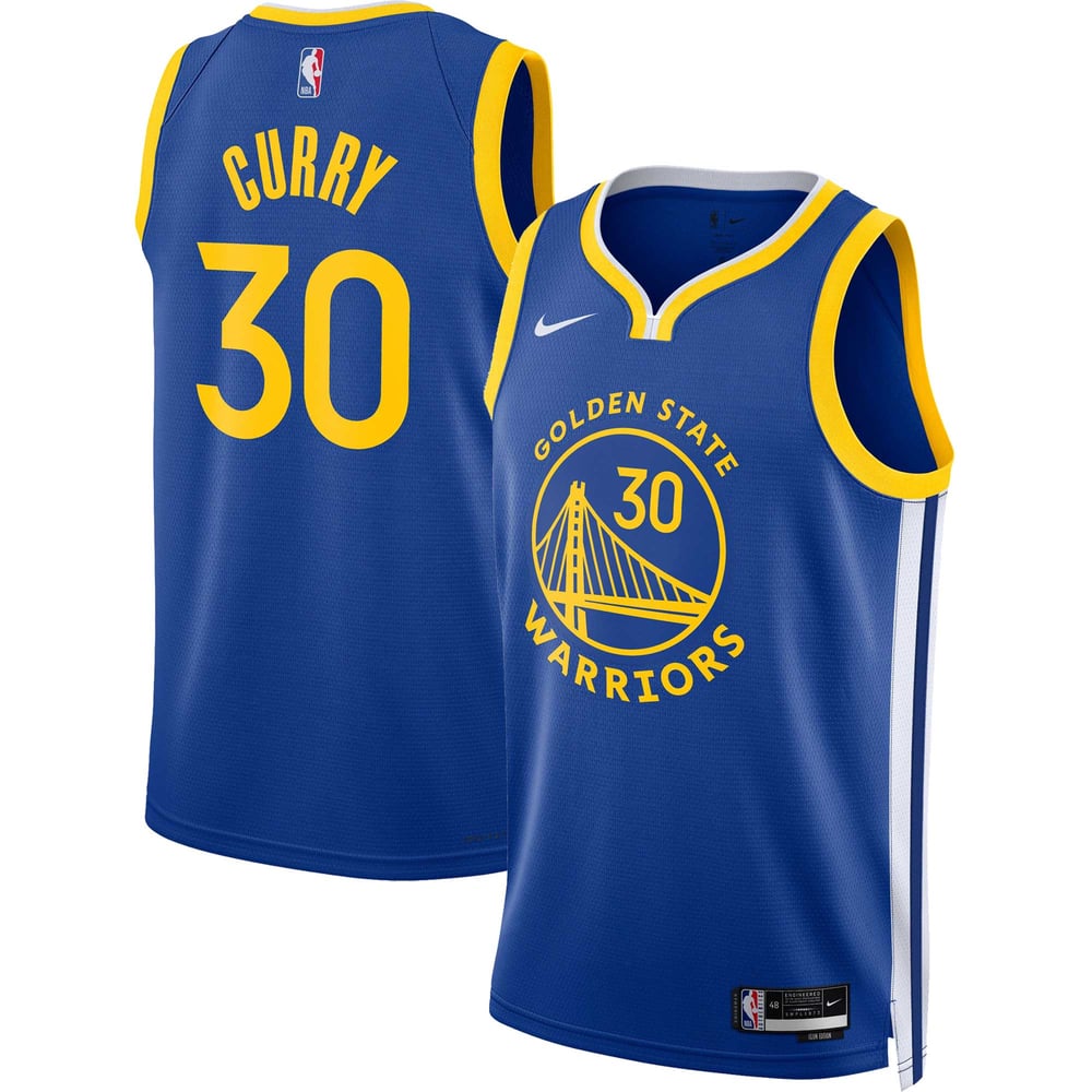 Maillot Stephen Curry Golden State Warriors Swingman Icon Edition - Royal