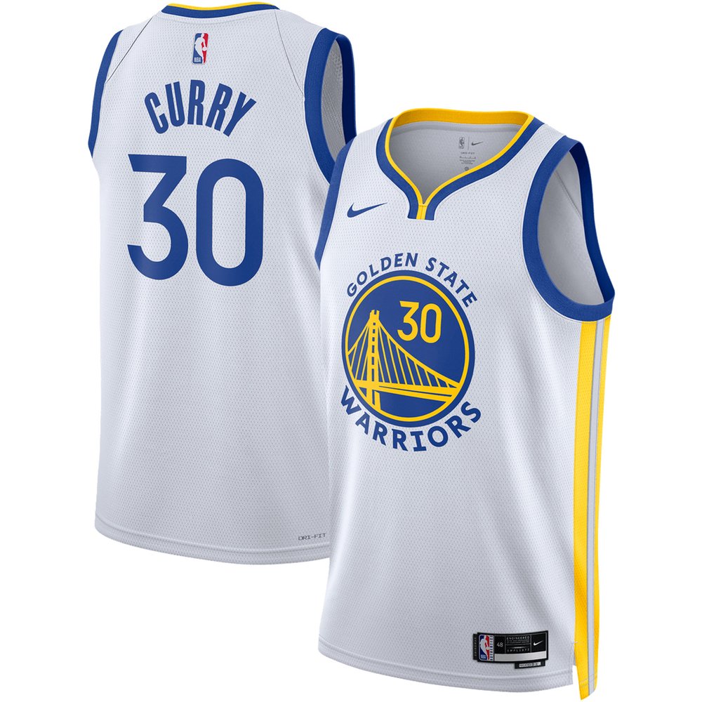 Maillot Stephen Curry Golden State Warriors Swingman Association Edition - White