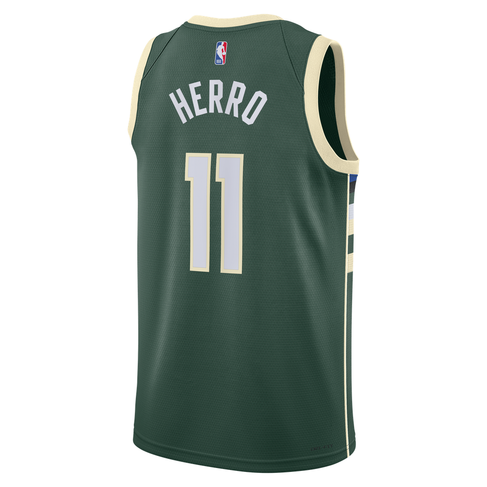 Maillot Tyler Herro Milwaukee Bucks Swingman Icon Edition - Hunter Green