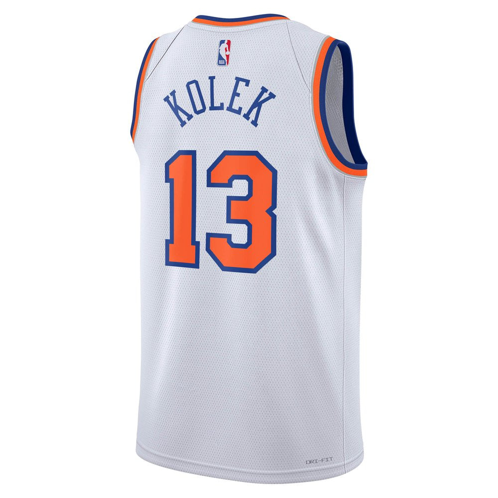 Maillot Tyler Kolek New York Knicks Swingman Association Edition - White