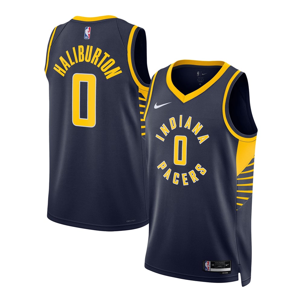 Maillot Tyrese Haliburton Indiana Pacers Swingman Icon Edition - Navy