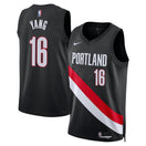 Maillot Yang Hansen Portland Trail Blazers Swingman Icon Edition - Black