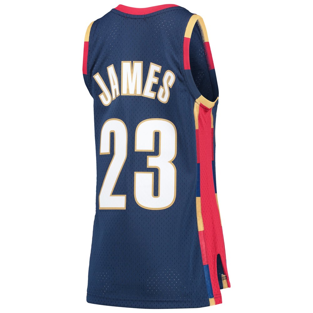 Maillot LeBron James Cleveland Cavaliers Swingman Hardwood Classics Femme - Navy