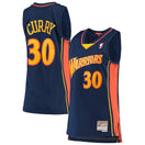 Maillot Stephen Curry Golden State Warriors Swingman Hardwood Classics Femme - Navy